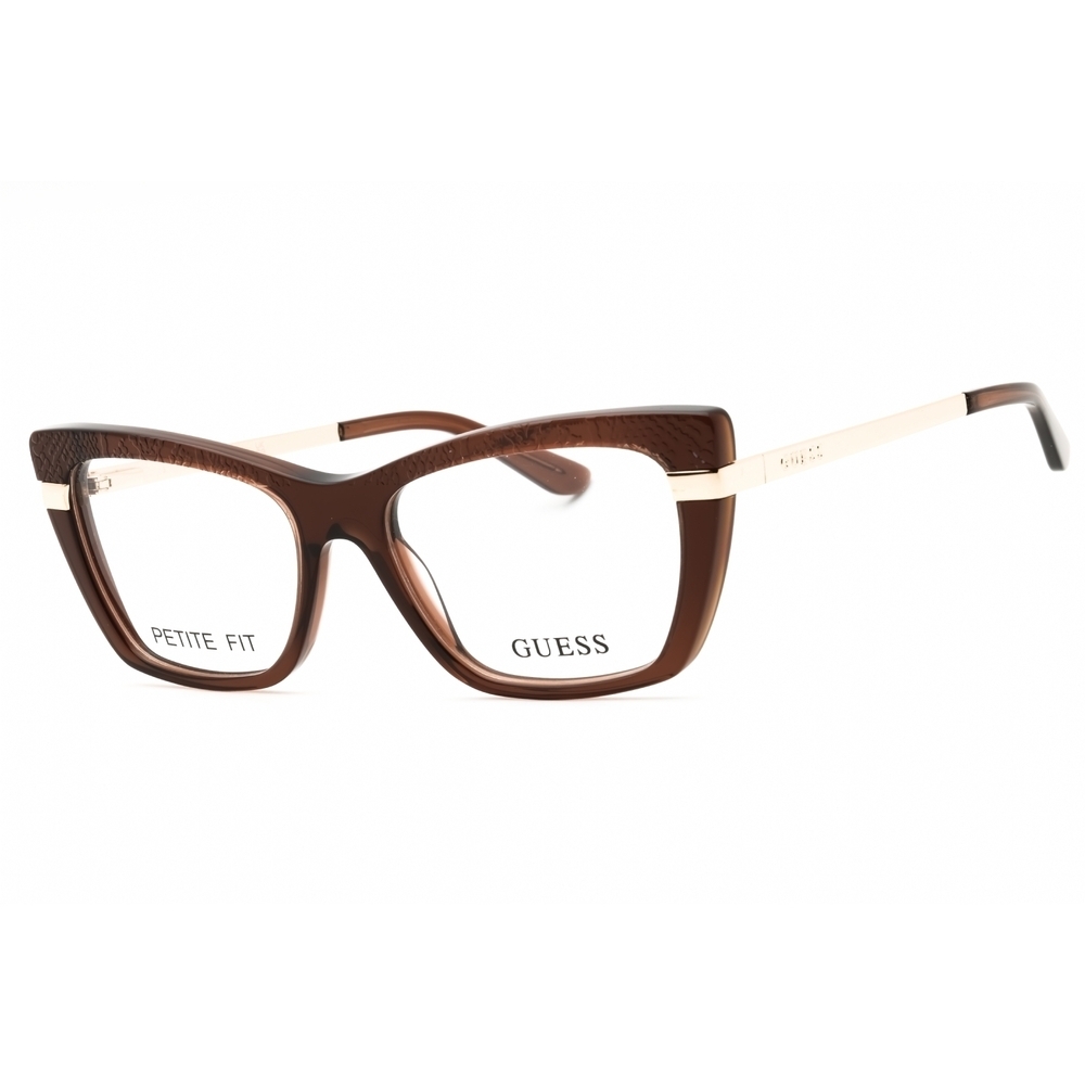 NWT Guess GU50246 Dark Brown Cat Eye 50mm Eyeglasses
